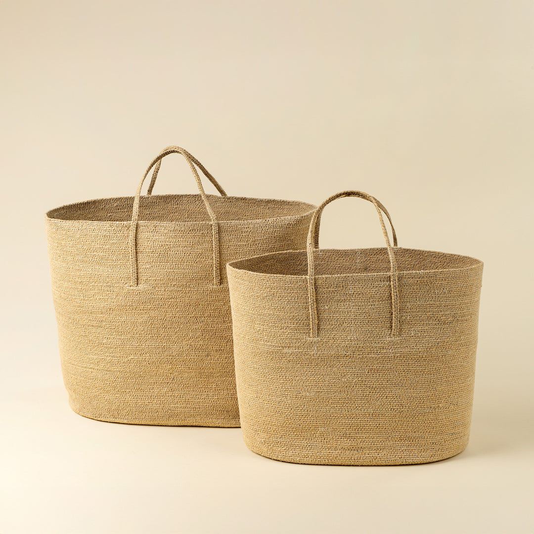 Natura Seagrass Baskets S/2