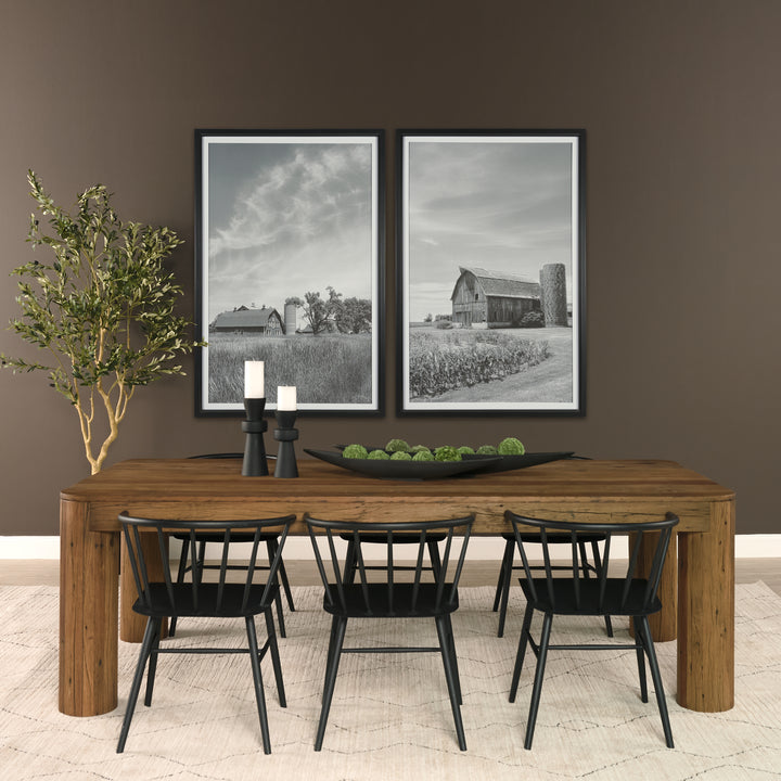 Hewitt 94" Rectangular Smooth Reclaimed Wood Dining Table