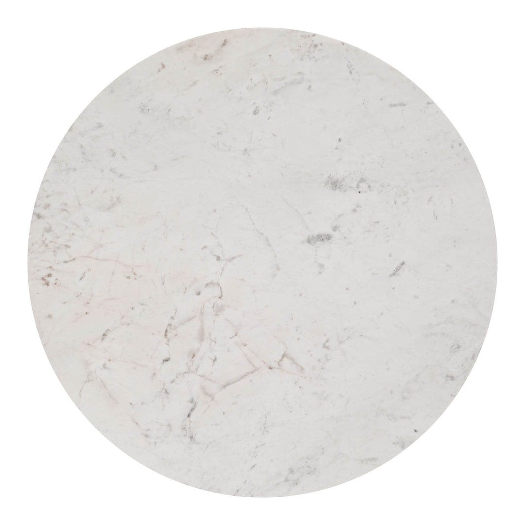 Ithaca Dining Table White & Gold