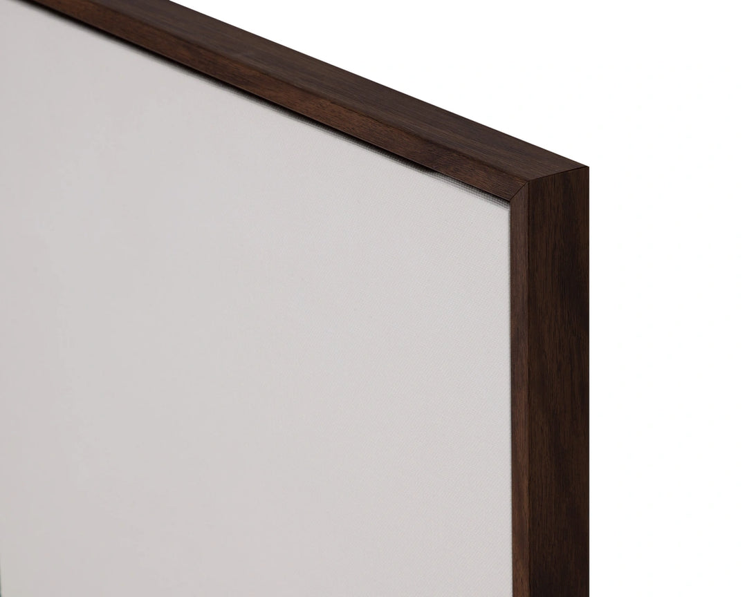 Silent Lake II - 20" X 30" - Brown Floater Frame