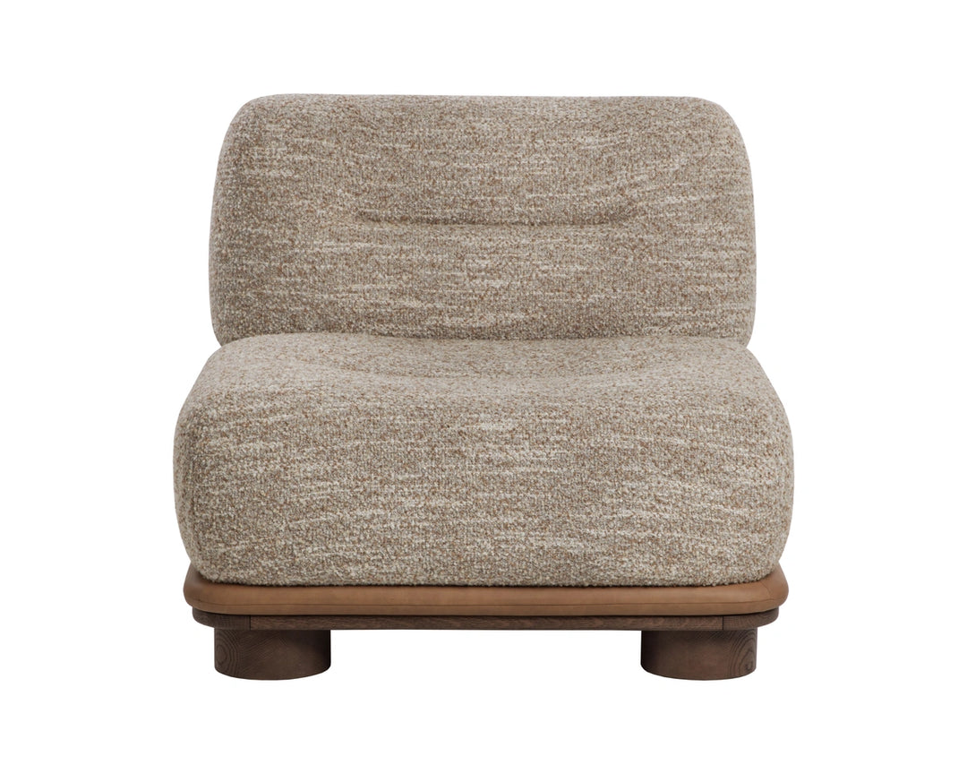 Tomo Lounge Chair - Holden Dusty Greige / Milliken Cognac