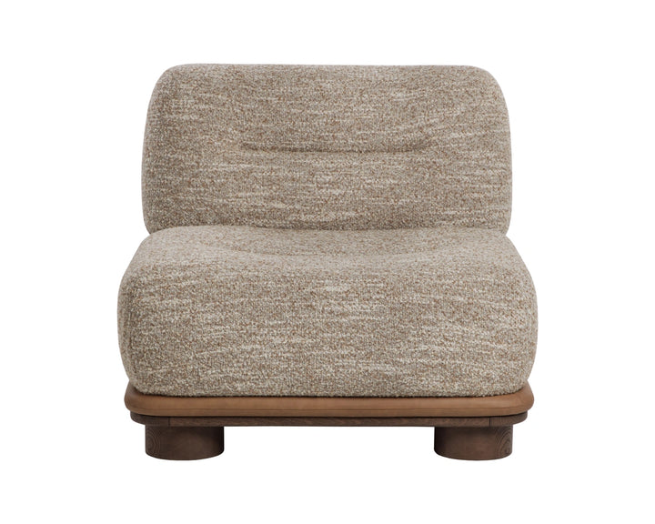 Tomo Lounge Chair - Holden Dusty Greige / Milliken Cognac
