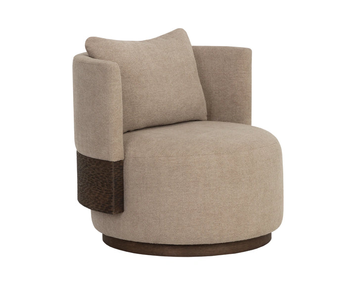 Bastille Swivel Lounge Chair - Rhine Sandbank