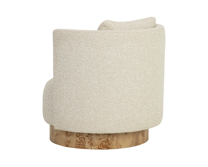 Fortis Swivel Lounge Chair - Santa Cruz Oatmeal