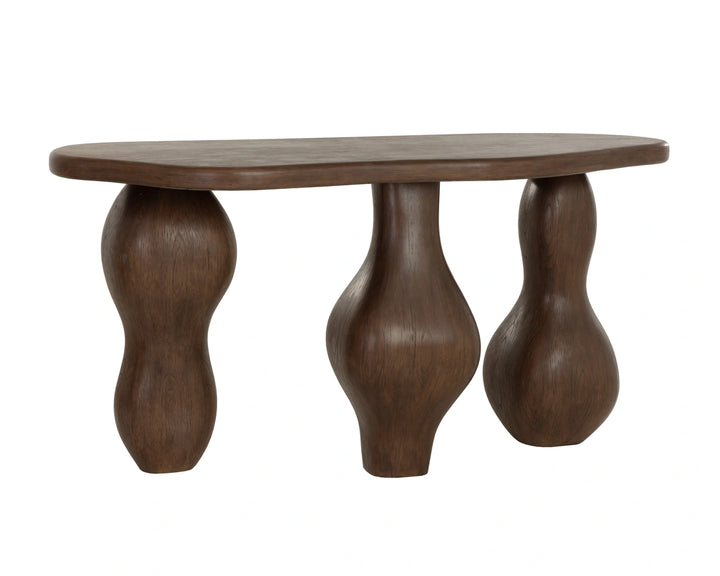 Ines Console Table - Dark Brown