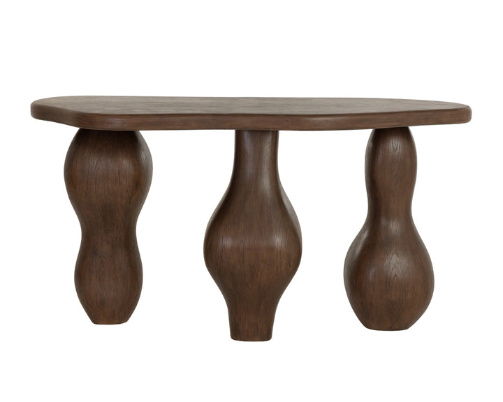 Ines Console Table - Dark Brown