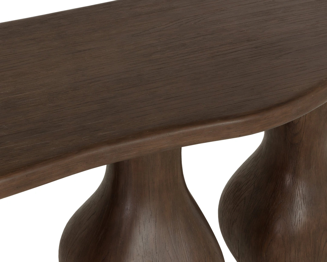 Ines Console Table - Dark Brown