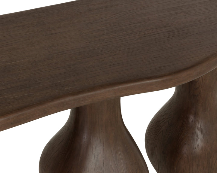 Ines Console Table - Dark Brown