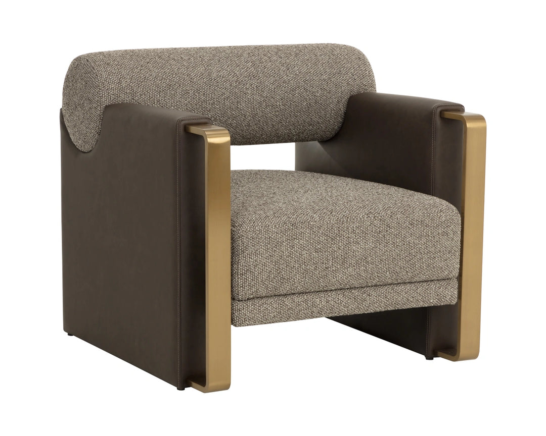 Edgar Lounge Chair - Gellar Earth / Eglinton Espresso