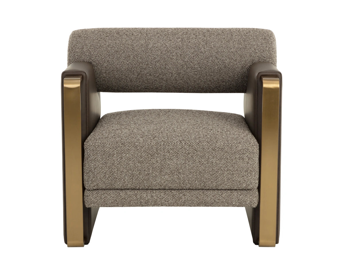 Edgar Lounge Chair - Gellar Earth / Eglinton Espresso