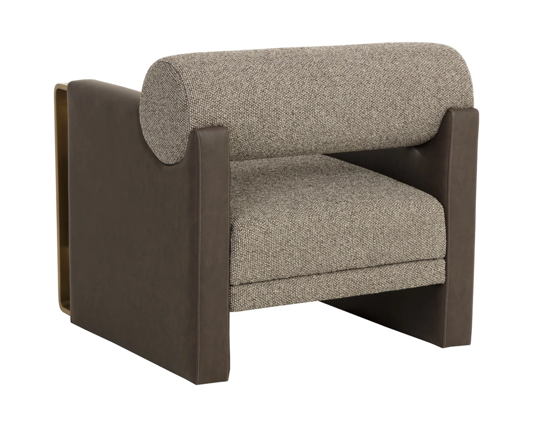 Edgar Lounge Chair - Gellar Earth / Eglinton Espresso