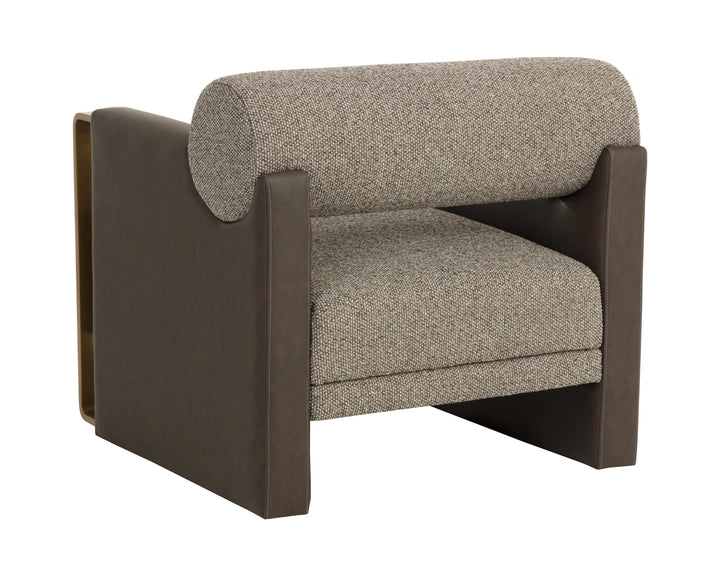 Edgar Lounge Chair - Gellar Earth / Eglinton Espresso