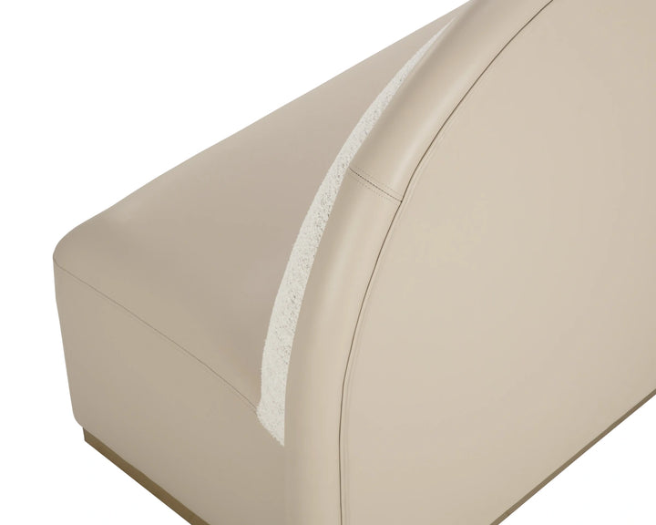 Ovid Banquette - Napa Beige / Hailey Moon