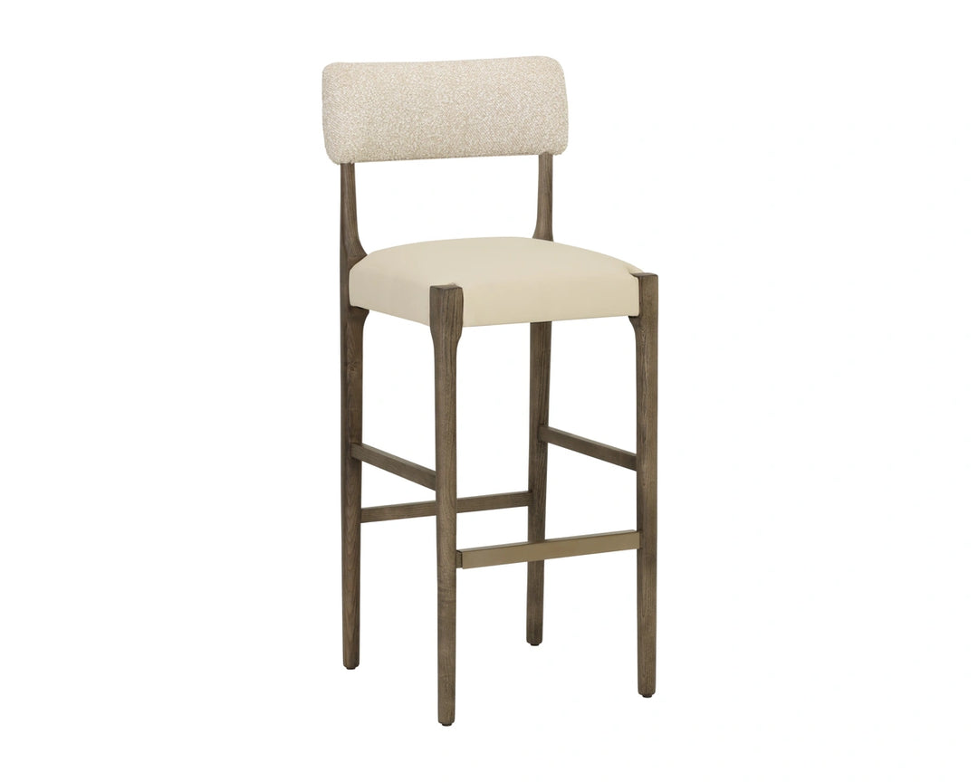 Guardi Barstool - Scottsdale Eggshell / Santa Cruz Oatmeal