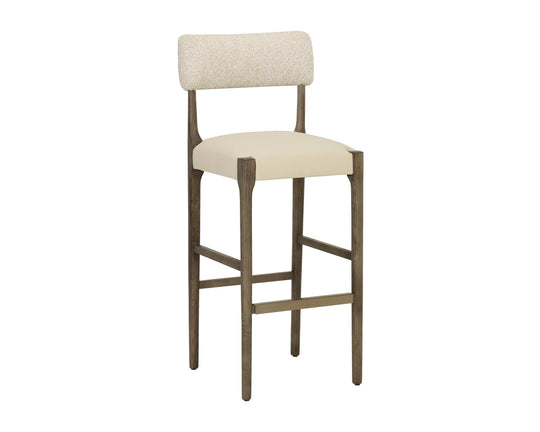 Guardi Barstool - Scottsdale Eggshell / Santa Cruz Oatmeal