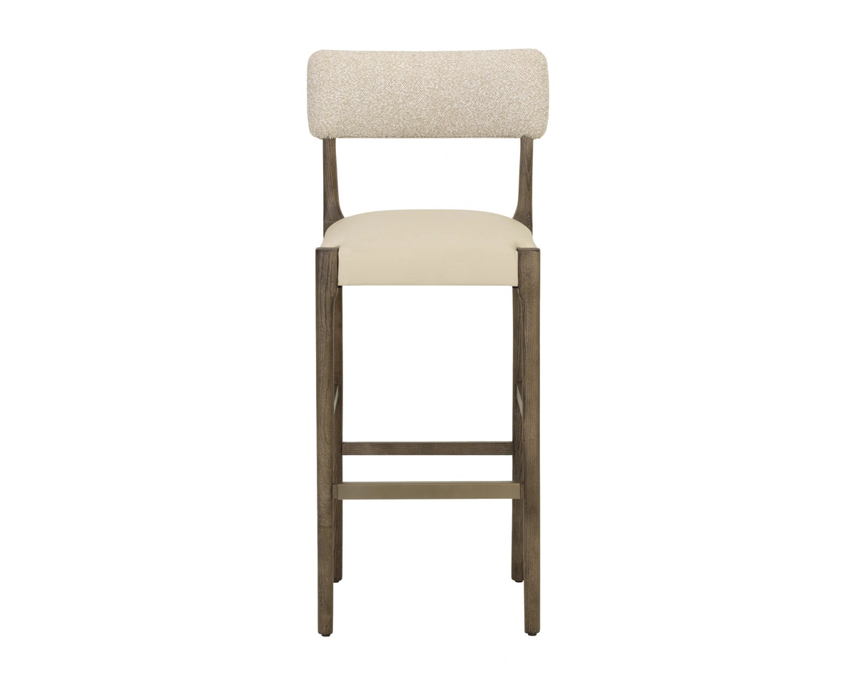 Guardi Barstool - Scottsdale Eggshell / Santa Cruz Oatmeal