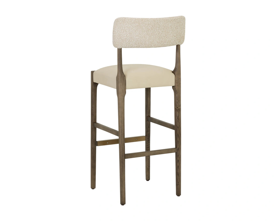 Guardi Barstool - Scottsdale Eggshell / Santa Cruz Oatmeal