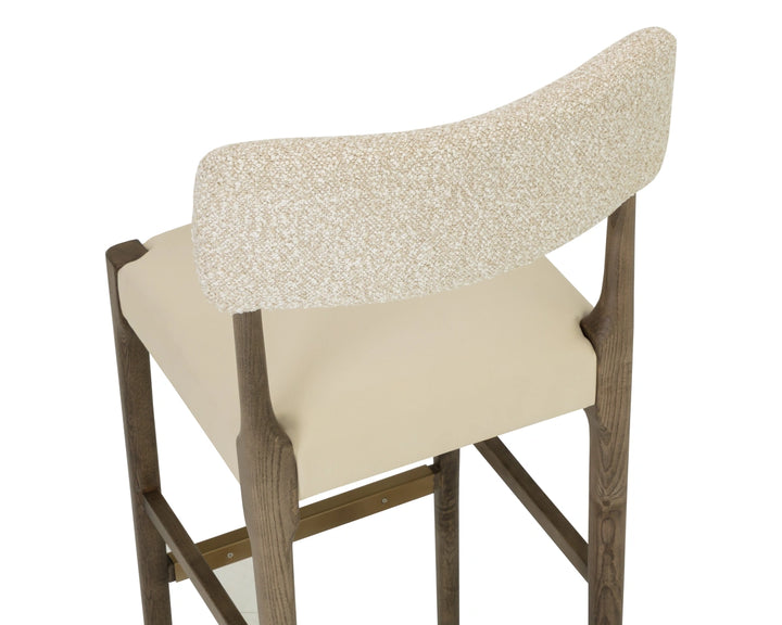 Guardi Barstool - Scottsdale Eggshell / Santa Cruz Oatmeal