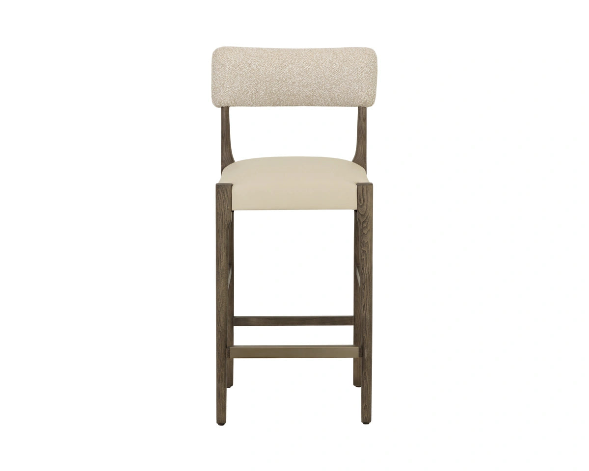 Guardi Counter Stool - Scottsdale Eggshell / Santa Cruz Oatmeal