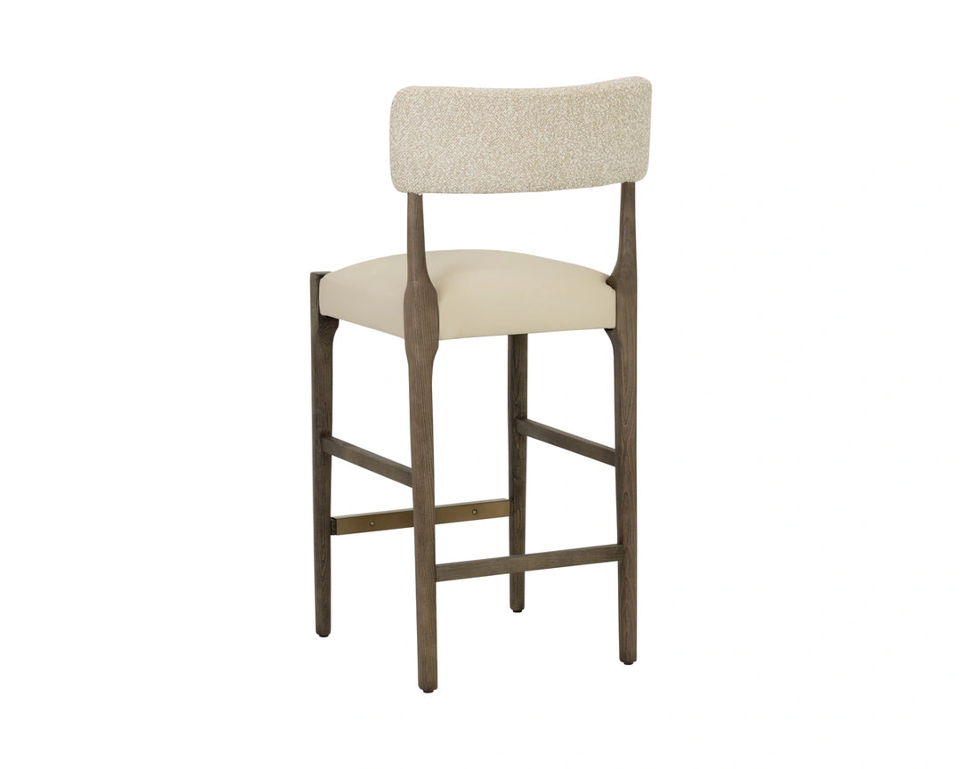 Guardi Counter Stool - Scottsdale Eggshell / Santa Cruz Oatmeal