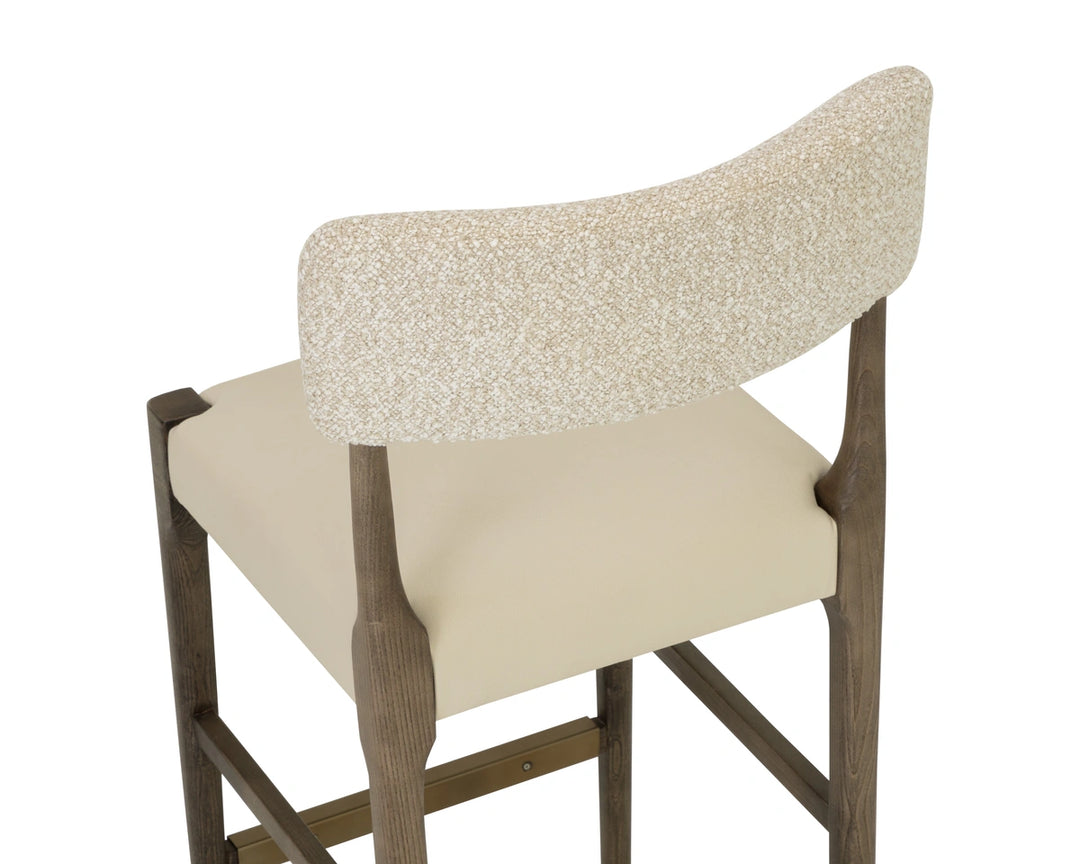 Guardi Counter Stool - Scottsdale Eggshell / Santa Cruz Oatmeal