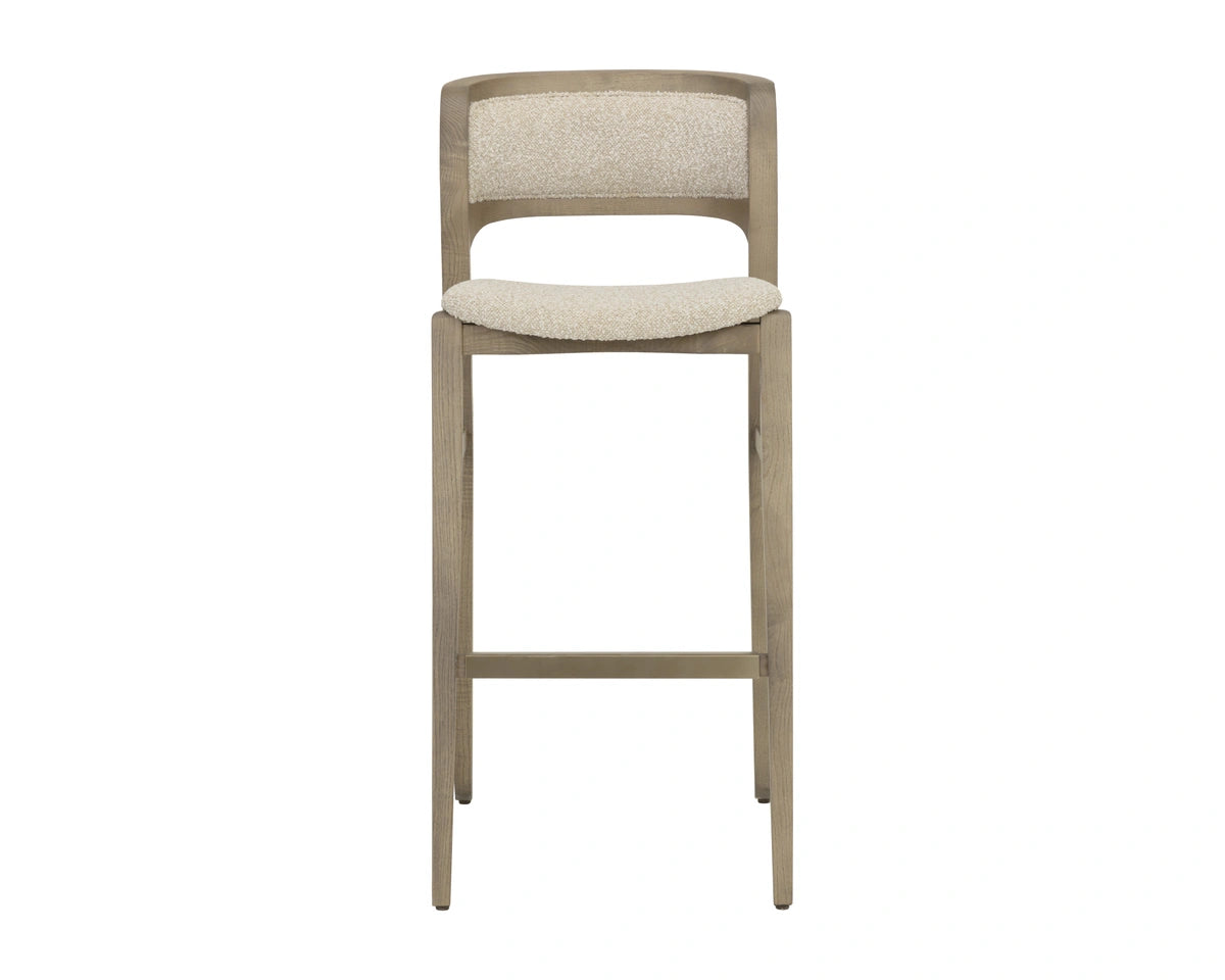 Arco Barstool - Greige - Santa Cruz Oatmeal