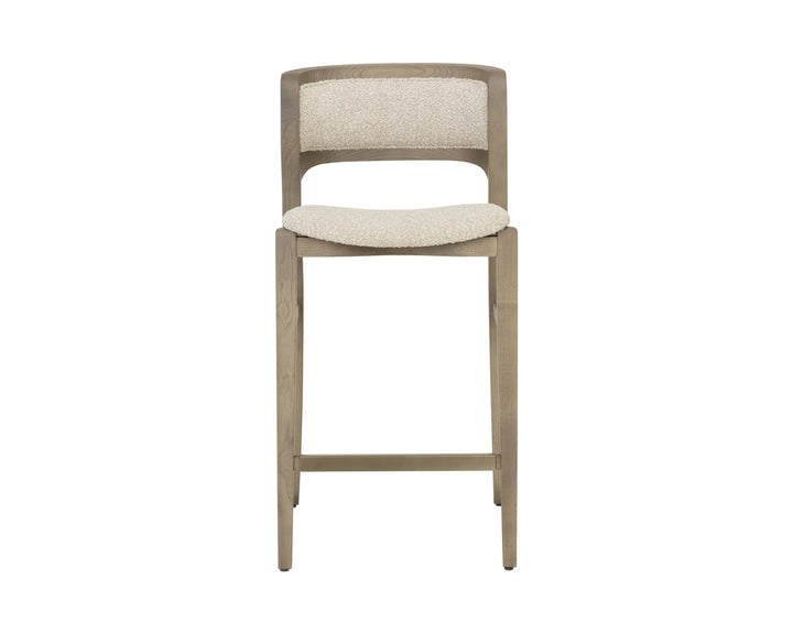 Arco Counter Stool - Greige - Santa Cruz Oatmeal
