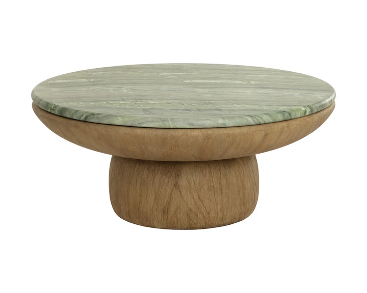Orula Coffee Table - Marble Look - Sage