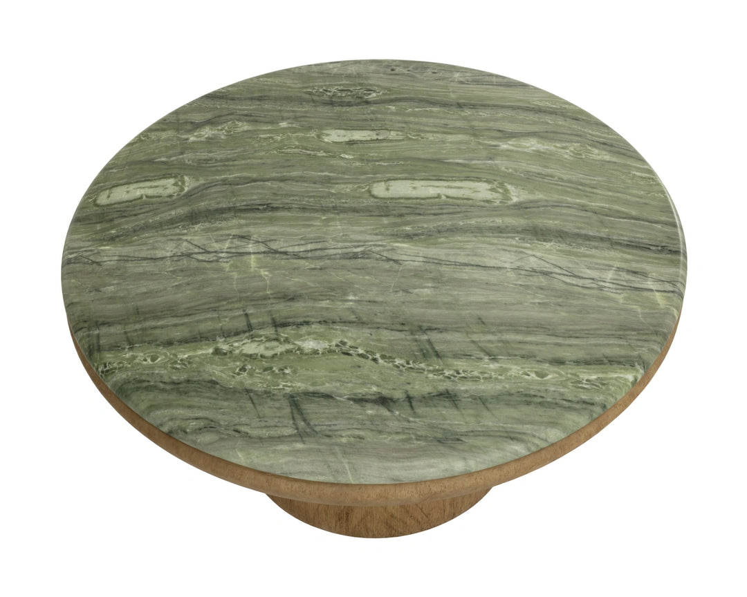 Orula Coffee Table - Marble Look - Sage