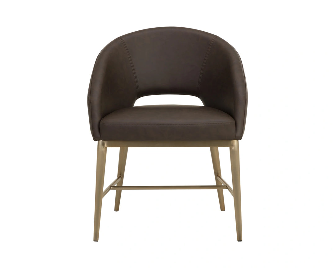 Abelson Dining Armchair - Eglinton Espresso