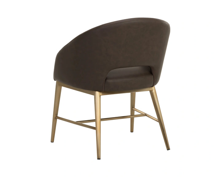 Abelson Dining Armchair - Eglinton Espresso