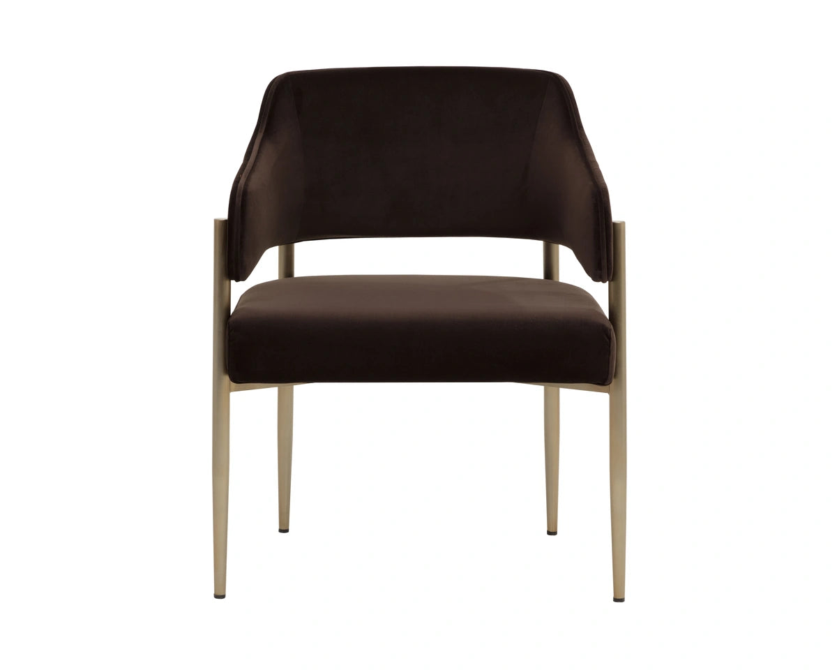 Tova Dining Armchair - Diamond Mink