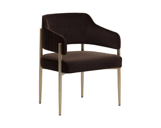 Tova Dining Armchair - Diamond Mink