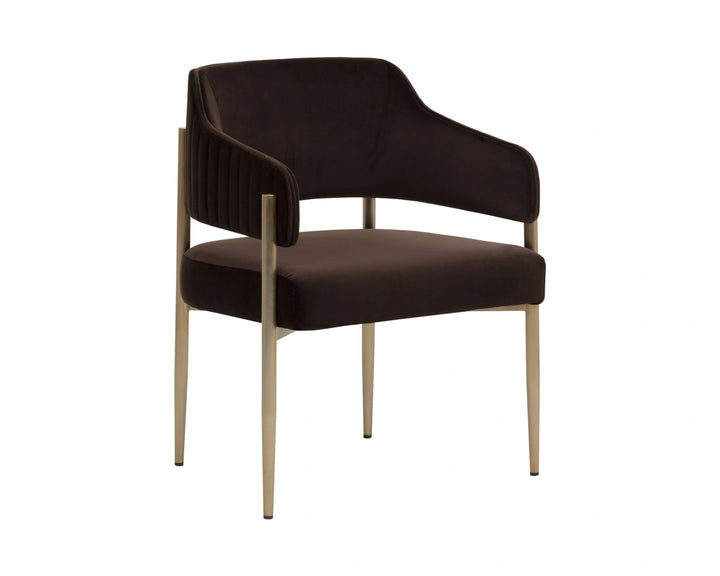 Tova Dining Armchair - Diamond Mink