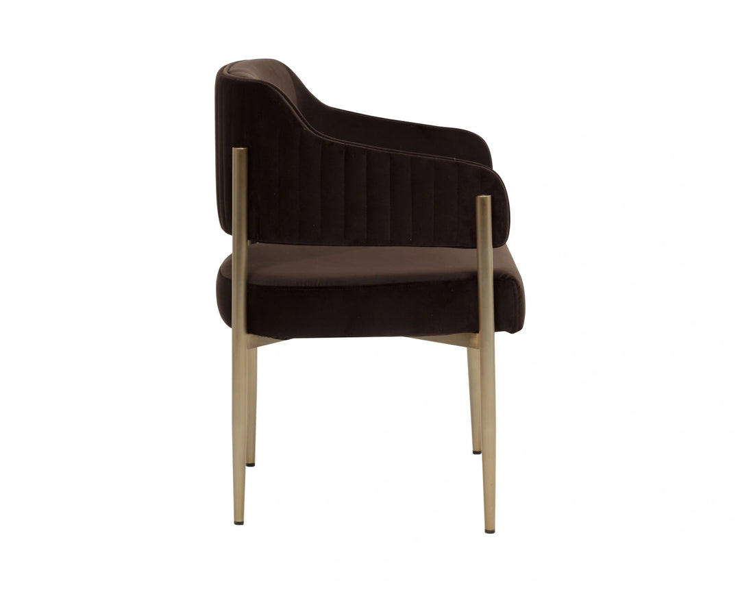 Tova Dining Armchair - Diamond Mink