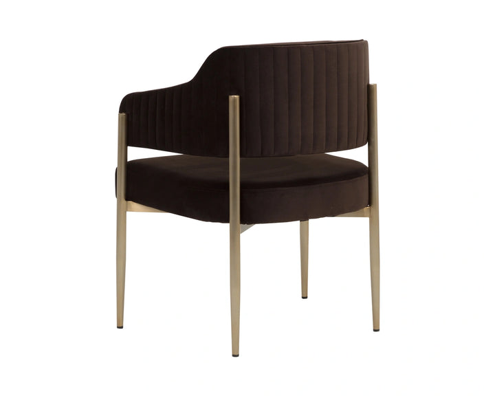 Tova Dining Armchair - Diamond Mink