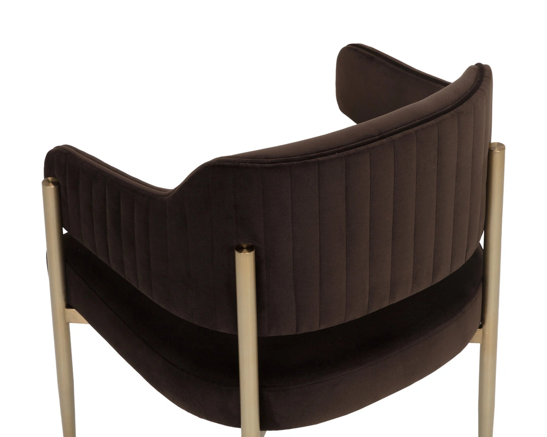 Tova Dining Armchair - Diamond Mink