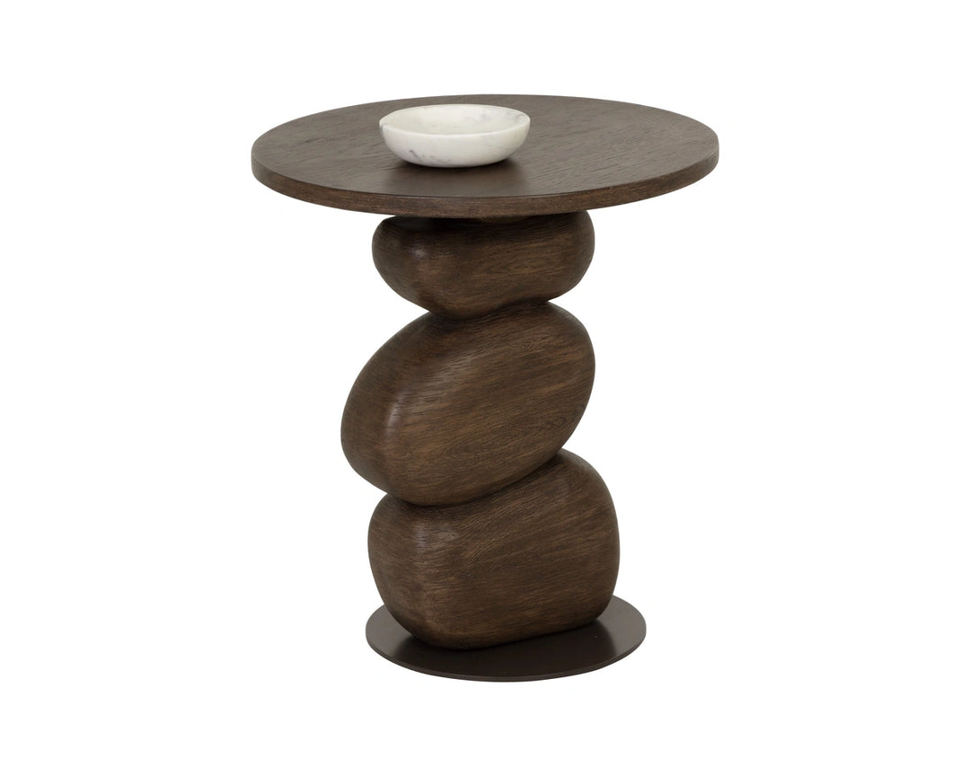 Balio End Table - Wood Look - Brown
