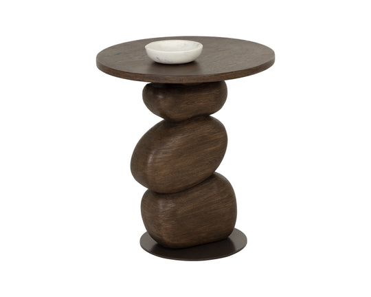 Balio End Table - Wood Look - Brown