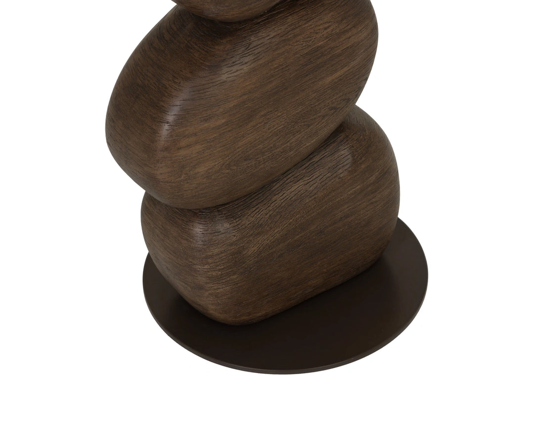 Balio End Table - Wood Look - Brown