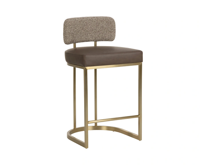 Larissa Counter Stool - Eglinton Espresso / Gellar Earth