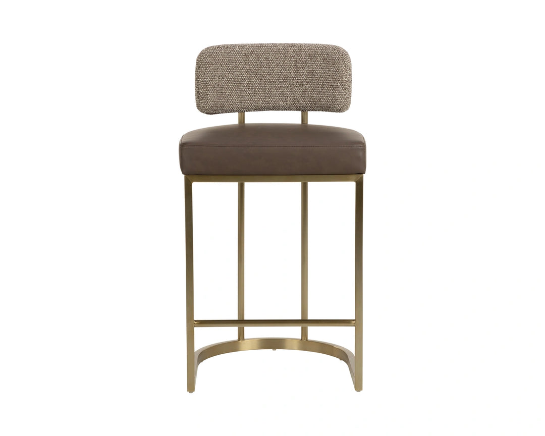Larissa Counter Stool - Eglinton Espresso / Gellar Earth