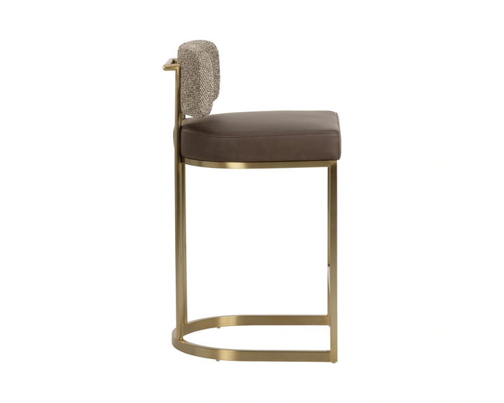 Larissa Counter Stool - Eglinton Espresso / Gellar Earth