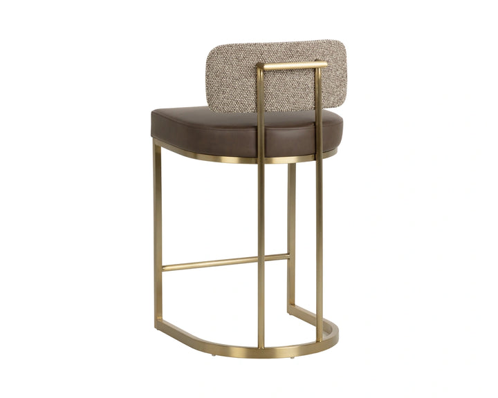 Larissa Counter Stool - Eglinton Espresso / Gellar Earth