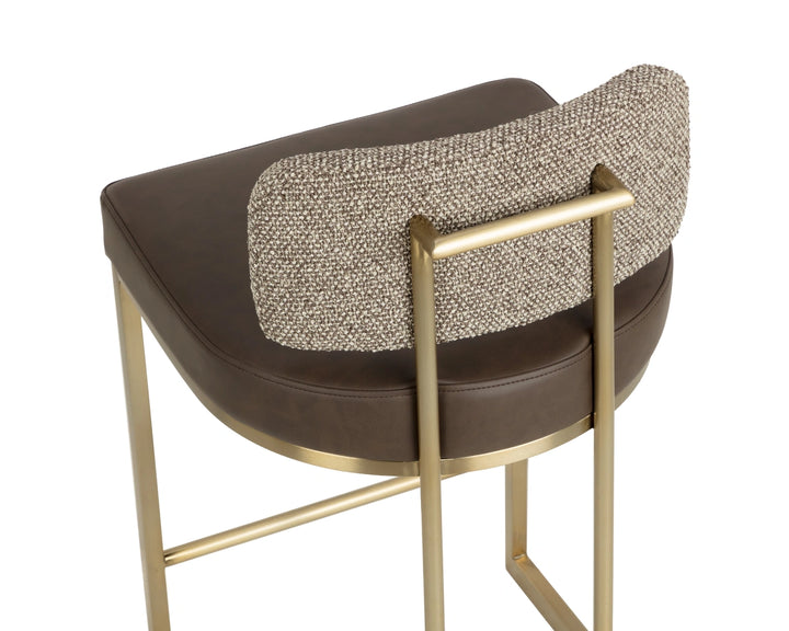 Larissa Counter Stool - Eglinton Espresso / Gellar Earth