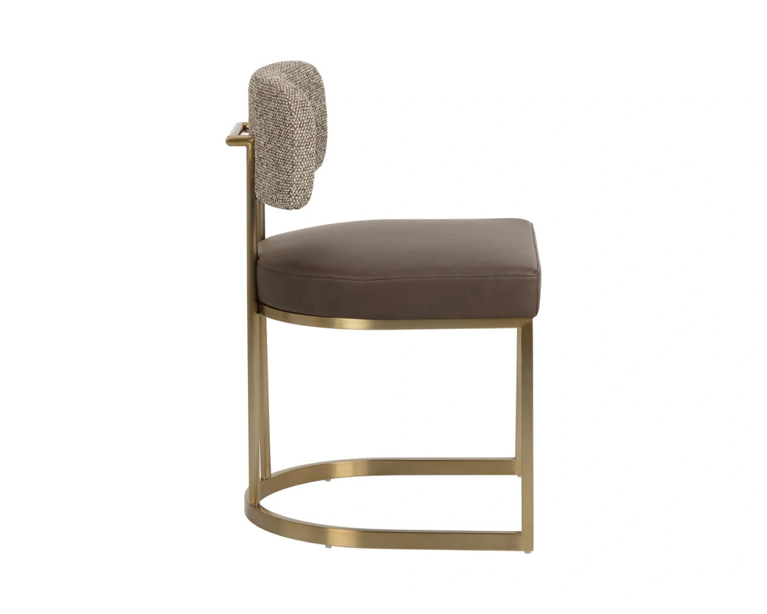Larissa Dining Chair - Eglinton Espresso / Gellar Earth