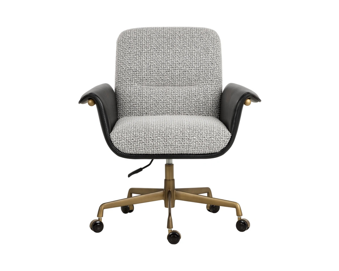 Lomax Office Chair - Helios Check Black / Bravo Black