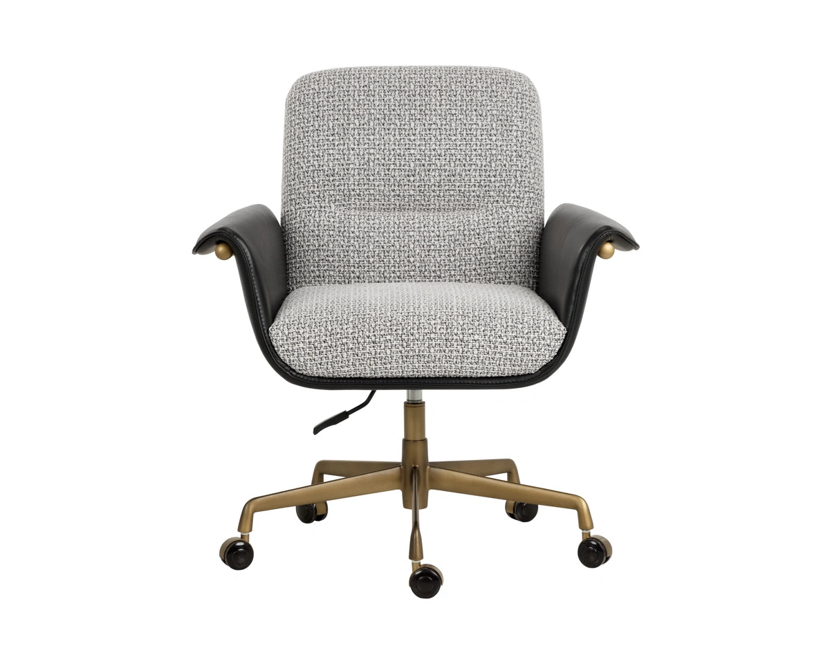 Lomax Office Chair - Helios Check Black / Bravo Black