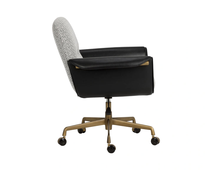 Lomax Office Chair - Helios Check Black / Bravo Black