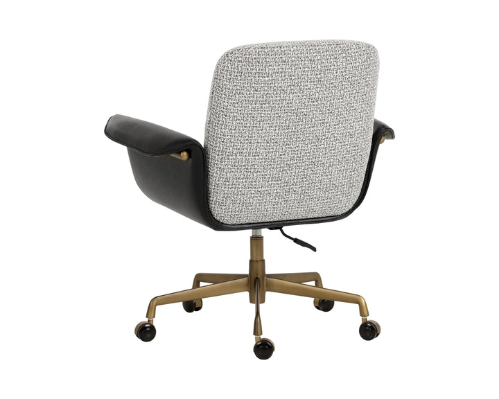 Lomax Office Chair - Helios Check Black / Bravo Black